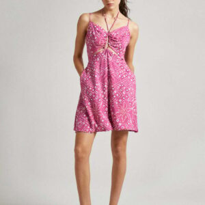 Pepe Jeans dámské růžové šaty DENISE PL953499363 XS