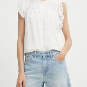 Pepe Jeans dámské světle modré džínové šortky PL801121PF6000 30