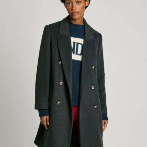 Pepe Jeans dámský tmavě šedý kabát BETH PL402473963 S