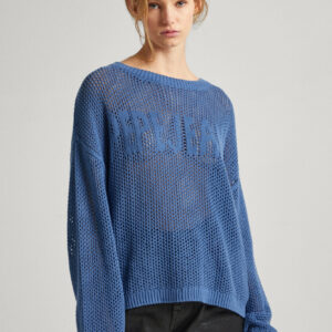 Pepe Jeans modrý dámský svetr GISELE PL702131553 XS