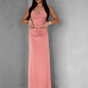 Starorůžový elegantní komplet BALERINE se sukní Velikost: ONESIZE