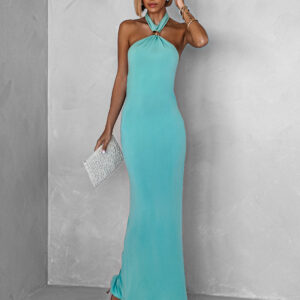 Světle zelené dlouhé šaty GUARDA Velikost: ONESIZE