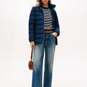 Tommy Hilfiger dámská péřová bunda WW0WW47542C1G XXL