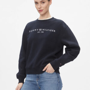 Tommy Hilfiger dámská tmavě modrá mikina WW0WW39791 XL