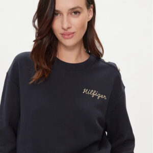 Tommy Hilfiger dámská tmavě modrá mikina WW0WW41235 XL