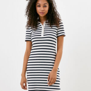 Tommy Hilfiger dámské bílomodré šaty WW0WW39590 S