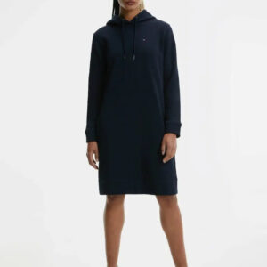 Tommy Hilfiger dámské černé mikinové šaty WW0WW32205 S