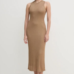 Tommy Hilfiger dámské hnědé šaty WW0WW43999 L