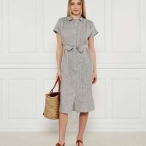 Tommy Hilfiger dámské košilové lněné šaty WW0WW44653 42