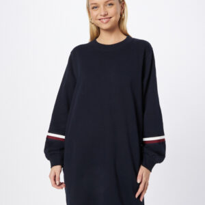 Tommy Hilfiger dámské tmavě modré mikinové šaty WW0WW37550 S
