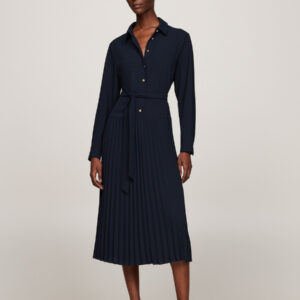 Tommy Hilfiger dámské tmavě modré šaty WW0WW43033 44