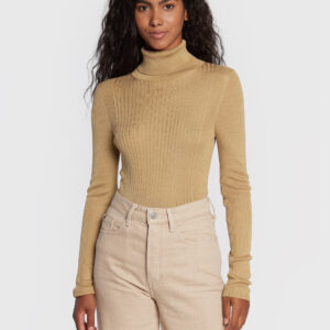 Tommy Hilfiger dámský béžový rolák WW0WW35869 L