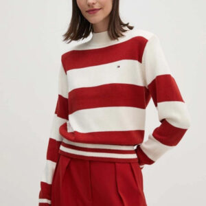 Tommy Hilfiger dámský pruhovaný svetr WW0WW42155 L