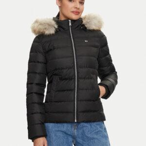 Tommy Jeans dámská černá bunda DW0DW18312 2XL