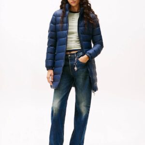 Tommy Jeans dámská modrá bunda DW0DW18864C1G XL