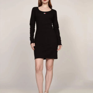 Tommy Jeans dámské černé šaty DW0DW20276 XL