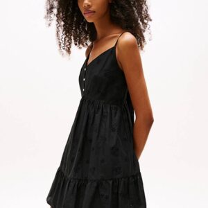 Tommy Jeans dámské černé šaty DW0DW21165 L