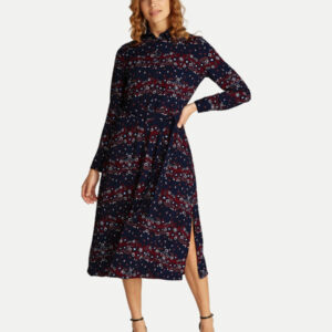 Tommy Jeans dámské tmavě modré šaty Floral DW0DW19828 XS