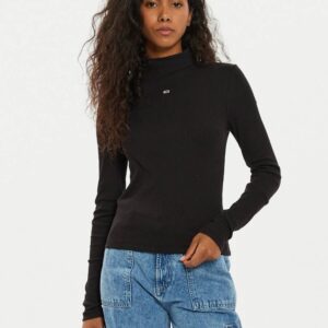 Tommy Jeans dámský černý rolák DW0DW19830BDS XL