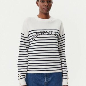 Tommy Jeans dámský pruhovaný svetr DW0DW20251 M