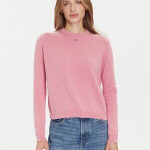 Tommy Jeans dámský růžový svetr DW0DW20159THC XL