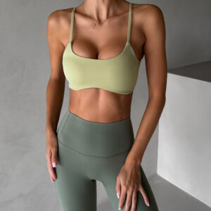 Zelená sportovní jóga podprsenka KOWALA Velikost: L