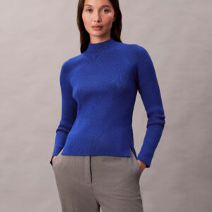 Calvin Klein dámský modrý svetr LV047D316GC65 L