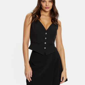 Guess dámská černá vesta W5RH85WGX02 M