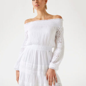 Guess dámské bílé šaty W5GK24WE550 M