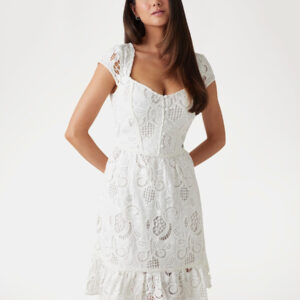 Guess dámské bílé šaty W5GK50WH521 M