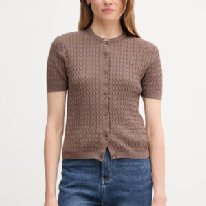 Tommy Hilfiger Bavlněný kardigan WW0WW45707GTO L