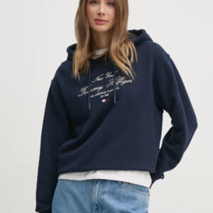 Tommy Hilfiger dámská tmavě modrá mikina WW0WW43842 XL