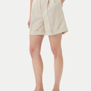 Tommy Hilfiger dámské béžové šortky WW0WW44767 42