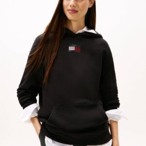 Tommy Jeans dámská černá mikina DW0DW21605BDS L