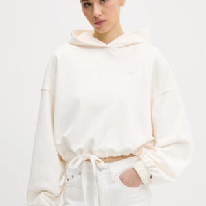 Tommy Jeans dámská krémová mikina DW0DW20314 M