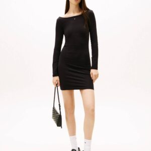 Tommy Jeans dámské černé šaty DW0DW21493BDS L