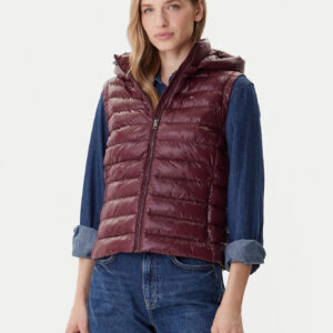 Tommy Hilfiger dámská bordová vesta WW0WW47352XIH L