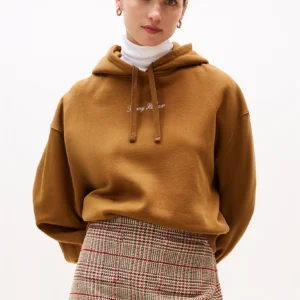 Tommy Hilfiger dámská hnědá mikina WW0WW47459GWP L