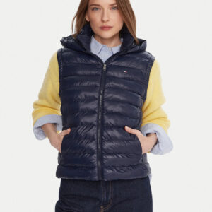 Tommy Hilfiger dámská tmavě modrá vesta WW0WW47352C1G XL