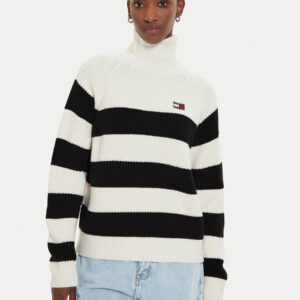 Tommy Jeans dámský pruhovaný svetr DW0DW19914 XL