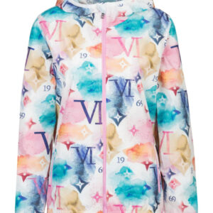 19v69 dámská bílá vzorovaná bunda S25WJAC30 S