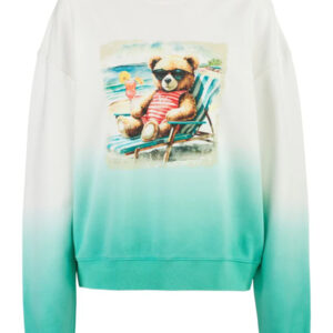 19v69 dámská bílo zelená  mikina S25WSWS94 M