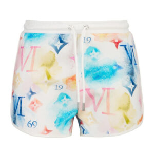 19v69 dámské bílé vzorované šortky S25WPAN30 XS