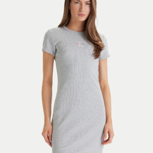 Calvin Klein dámské šedé šaty LV047F241GP79 L