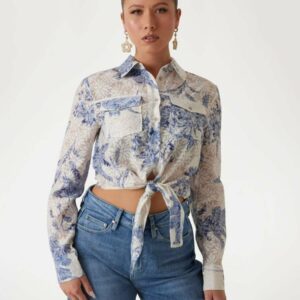 Guess dámská bílá košile W5GH03WH4K2 M