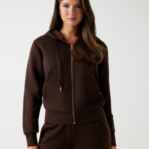 Guess dámská hnědá mikina W5YQ05KBYE2-G1EB XS