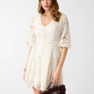 Guess dámské krémové šaty W6GK91W2162-G1O6 10