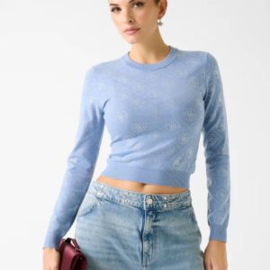 Guess dámský modrý svetr W6RR66Z3JD2-G7FI L
