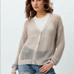 Guess dámský šedý svetr W4GR37Z3E22 M