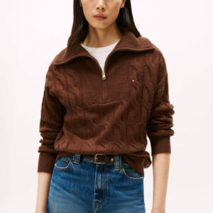 Tommy Hilfiger dámský vlněný svetr WW0WW46425GV0 XL